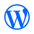 icone-wordpress-logo-symbole-et-favicon-bleu